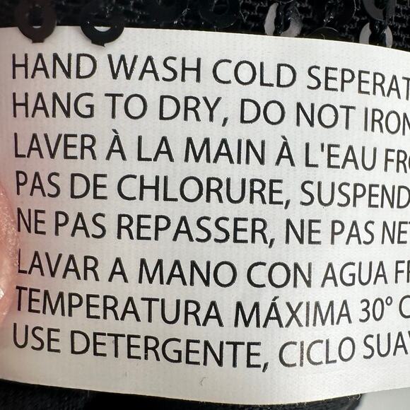 NEW Dex Clothing Sequin Mini T-Shirt Dress Sz Medium - Picture 9 of 9